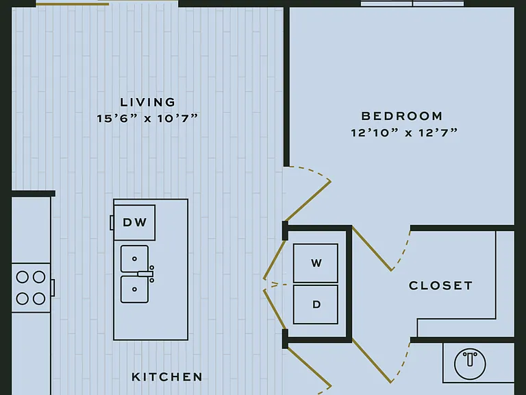 A3 floor plan The Keaton at Brier Creek