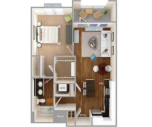 Floor plan A2-1-706