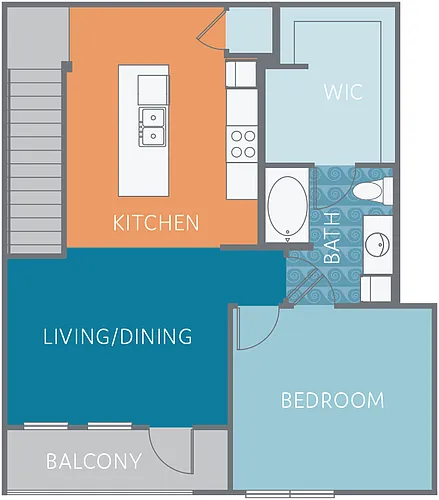 Floor plan THE BENSON UPPER