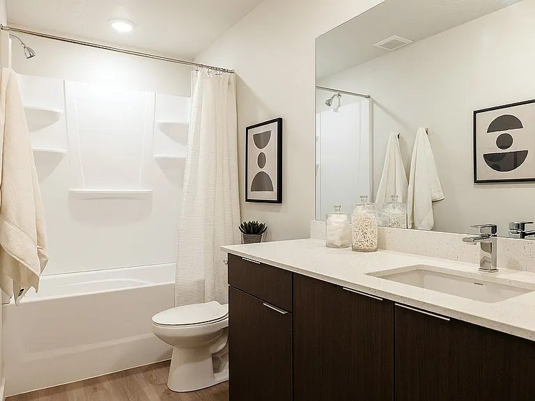 A bright bathroom designed for everyday comfort.