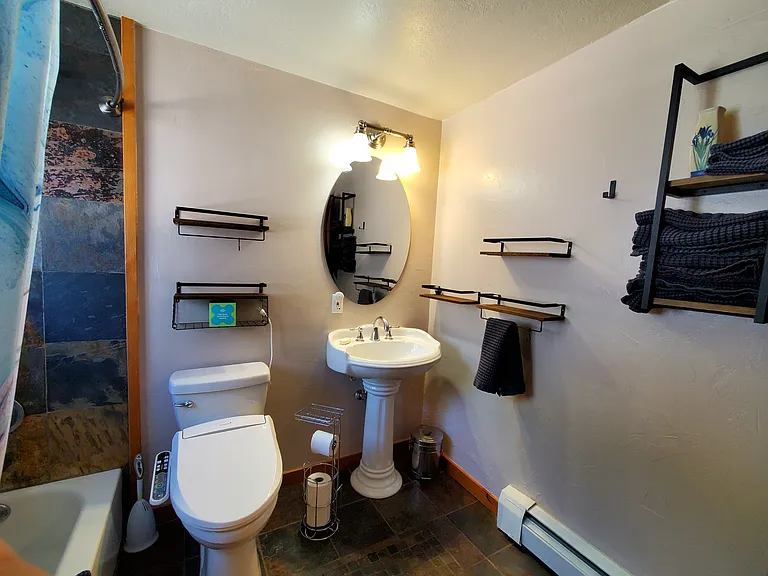There is a heated bidet seat!