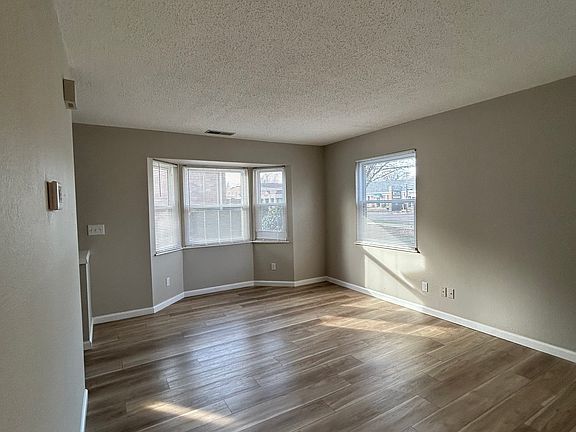 Large Living room with bay window