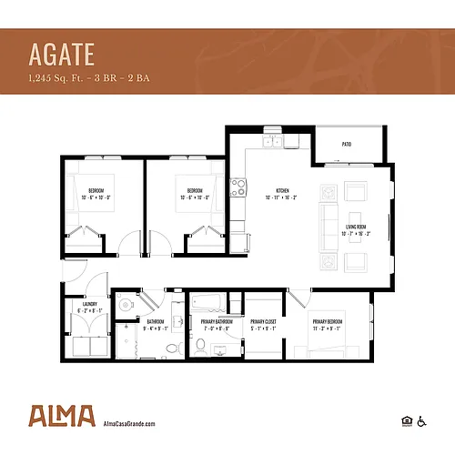 Floor plan Agate