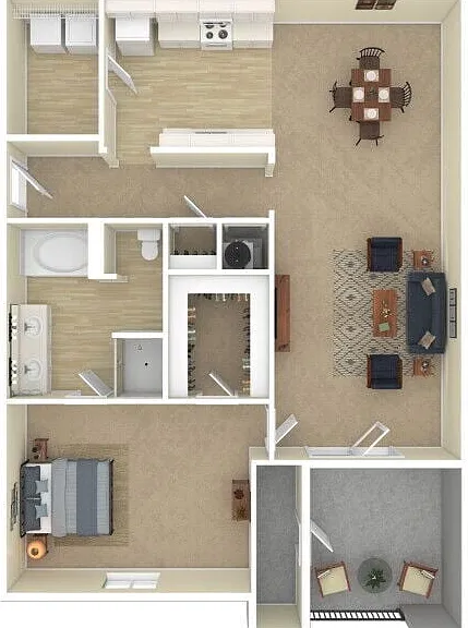 GroveParkApartments 1x1-1219sf GroveParkApartments 1x1-1219sf
