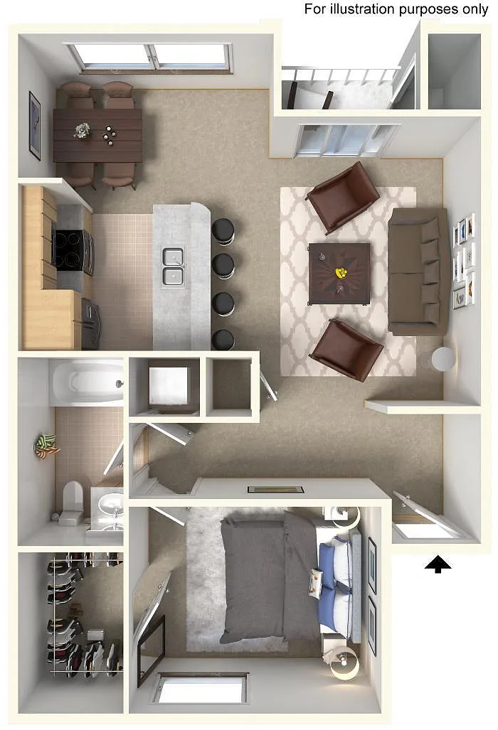 Floor plan Orcas