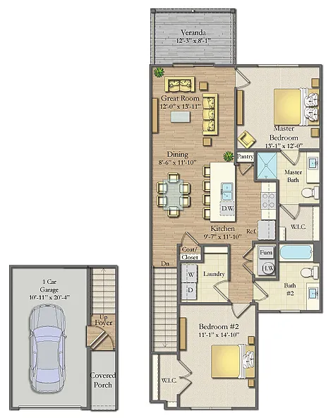 Floor plan Easton