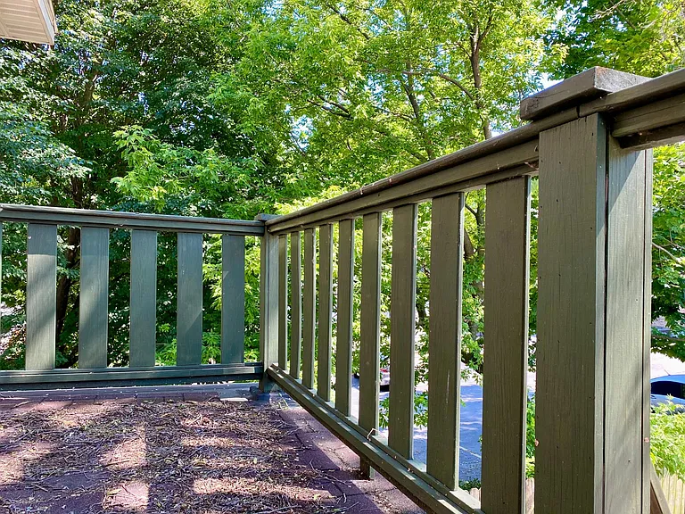 Private porch.