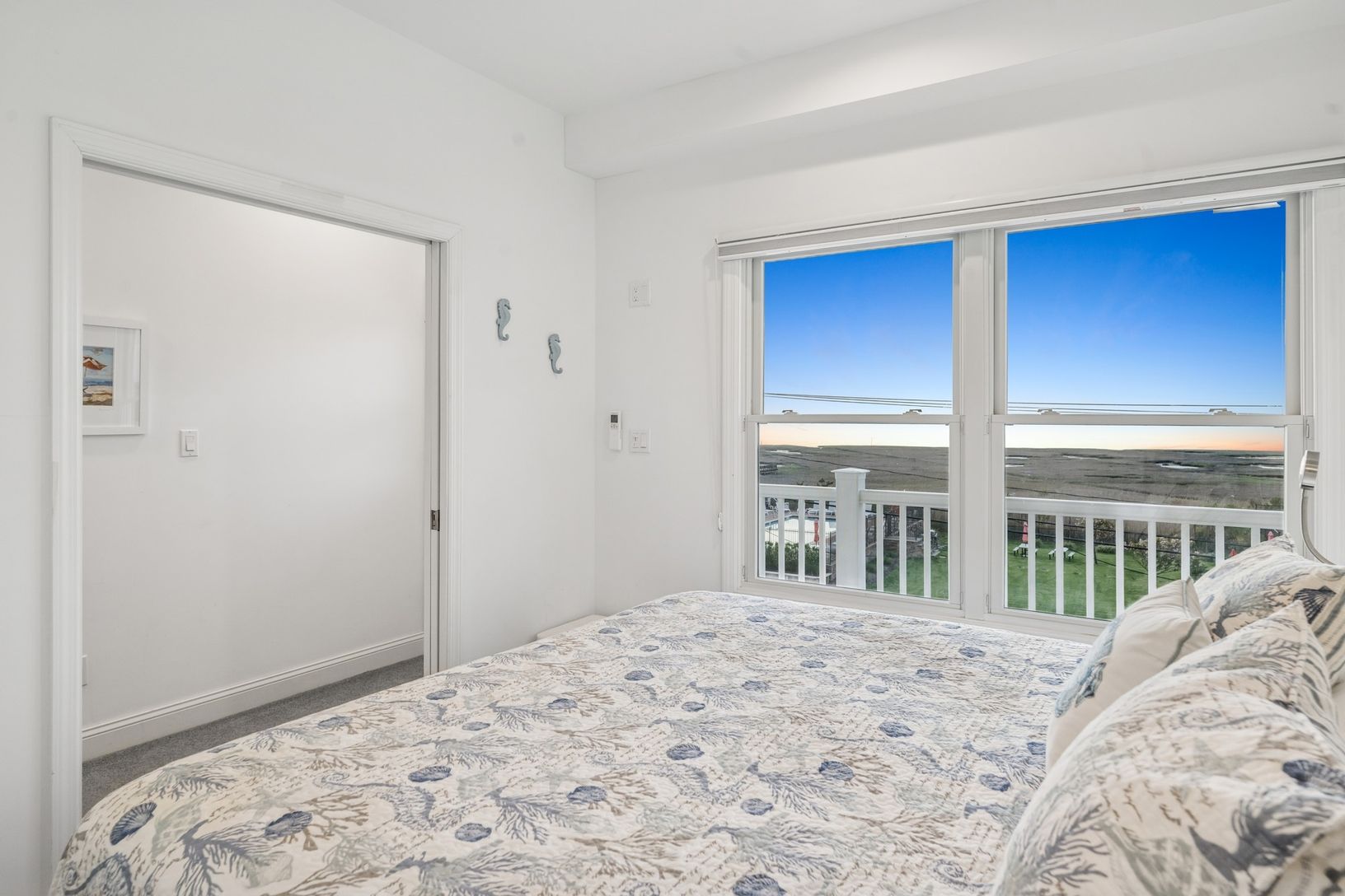  Bedroom with bay views to the water.
