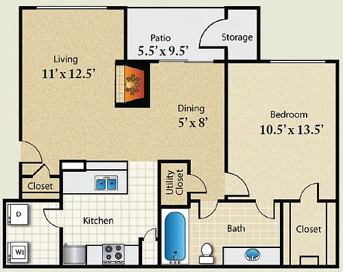 Floor plan The Pine Luxe