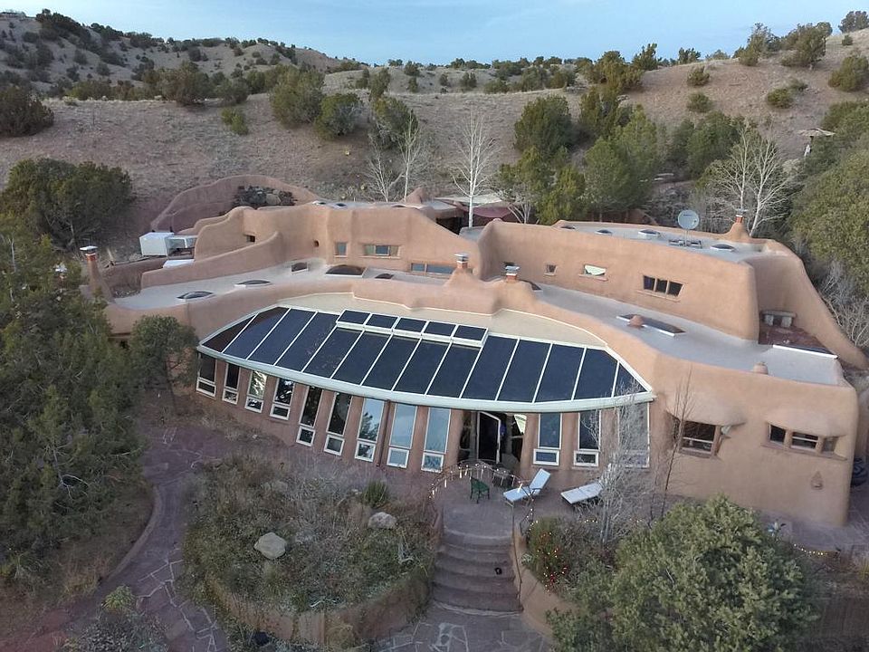 designed in the 70's and inspired by earthship architecture
