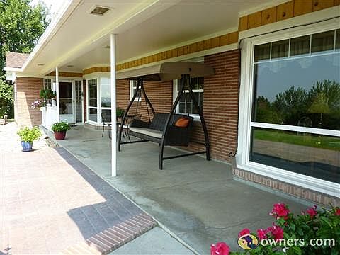 The verandah to the front door