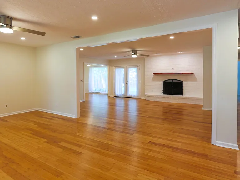 Front door view of living room