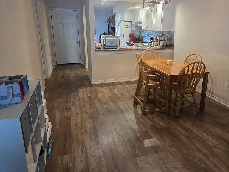 Dining room facing kitchen