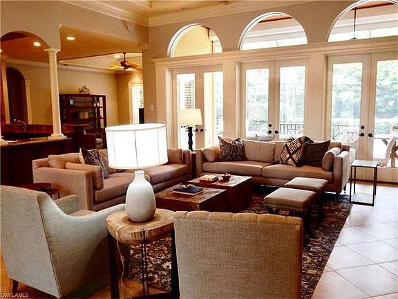 Living Room, newly decorated and staged