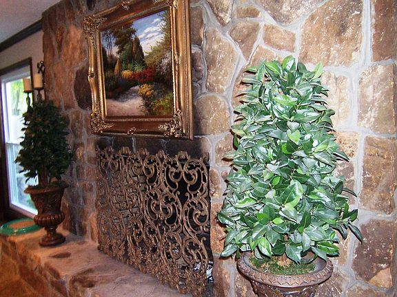 Stone Fireplace