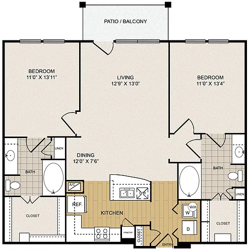 Floor plan Mid-rise B1