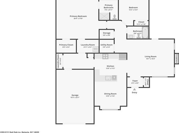 5111 Red Oak Ln, Batavia, NY 14020