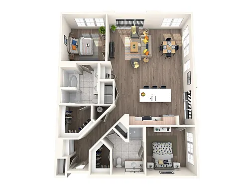 Floor plan Q