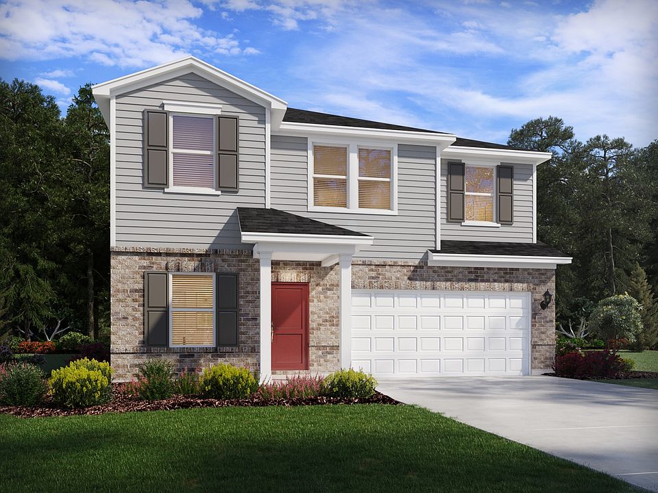 Wilson elevation rendering at a Meritage Homes community in Clayton, NC.
