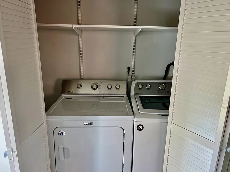 New washer and dryer