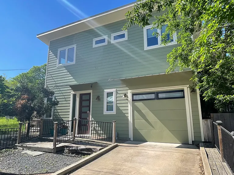 Front view from the driveway.