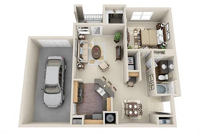 Floor plan A1G