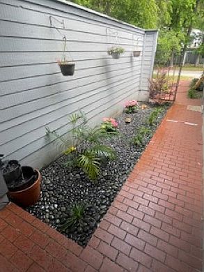 Front entrance/gated