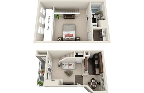 Floor plan 1X1C