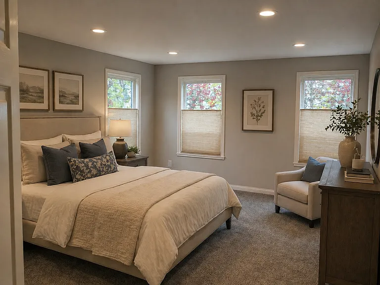 Primary Bedroom: 14'0" x 15'6"
