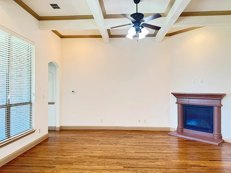 Family room with the fireplace