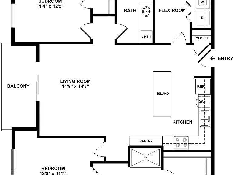 B3 Floor Plan W Dimensions B3 Floor Plan W Dimensions