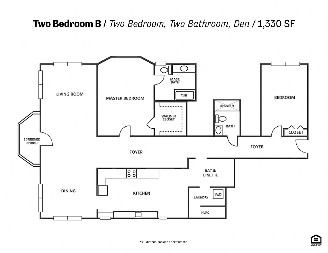 Floor plan 2BRB