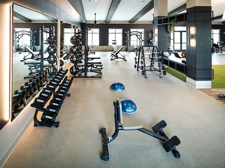 State-of-the-art fitness center