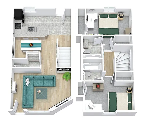 Floor plan B6-R