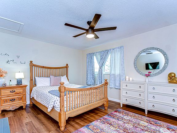 We also provide a 32" smart tv and dresser in the bedroom along with an electric fire place