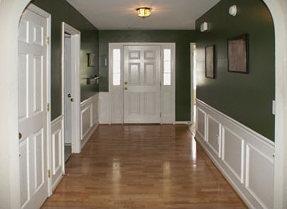 Hardwoods In Foyer