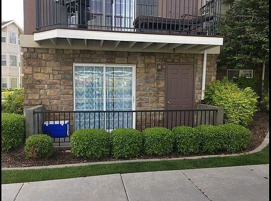 Patio and storage closet