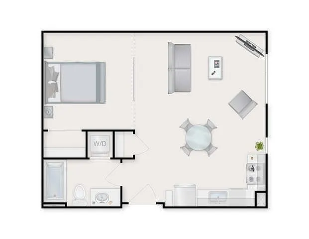 Floor plan D1x1