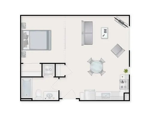 Floor plan D1x1