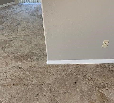 New tile throughout