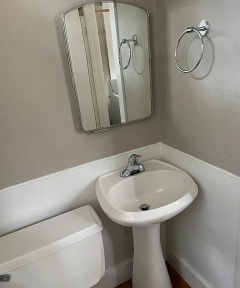 First floor half bath