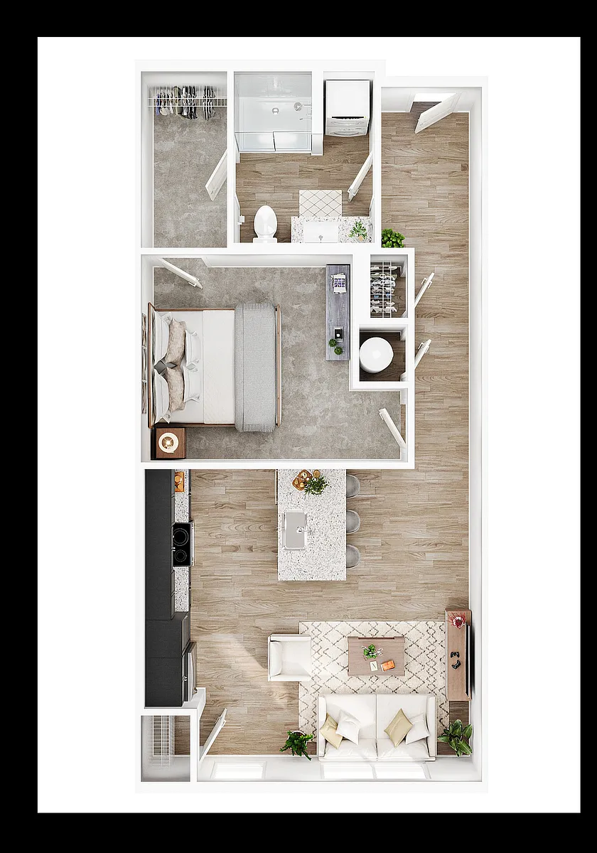 Floor plan 1D-Clariss