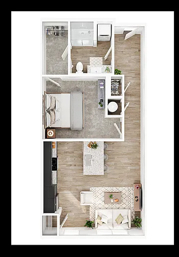Floor plan 1D-Clariss