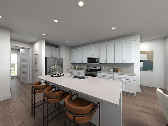 Kitchen in the Mackenzie floorplan.