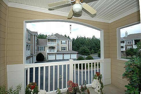 Balcony Overlooking the Back of Condo