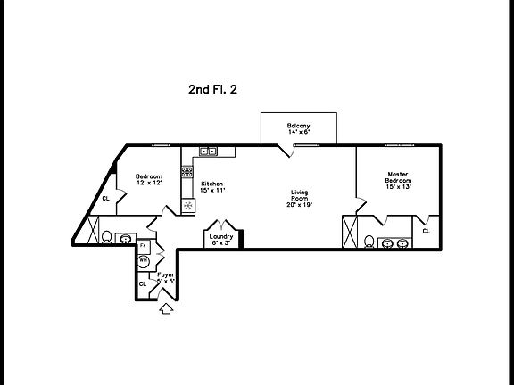 2nd image of 522 N Western Ave #2