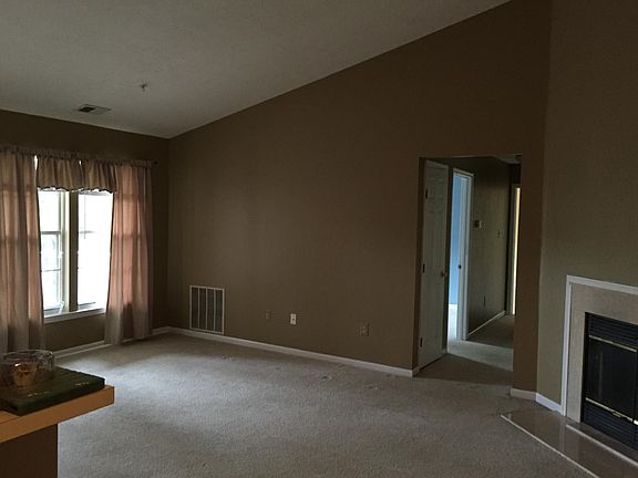 View from living room into hallway.