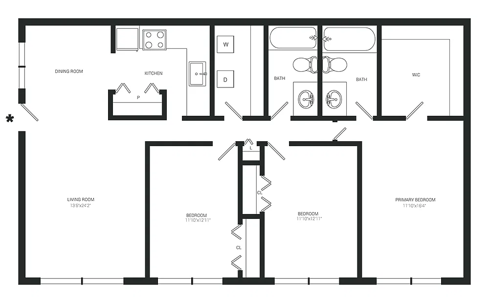 Floor plan The Mediterranean