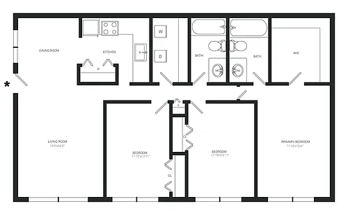 Floor plan The Mediterranean