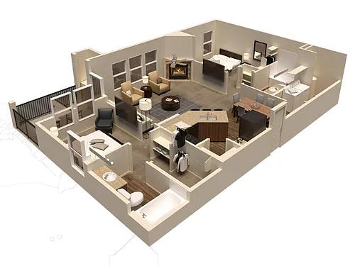 Floor plan Luxury Falls